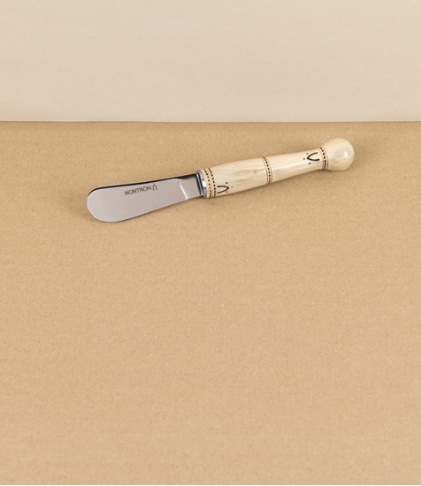 Nontron Butter Knife, Hand-Turned Boxwood Handle