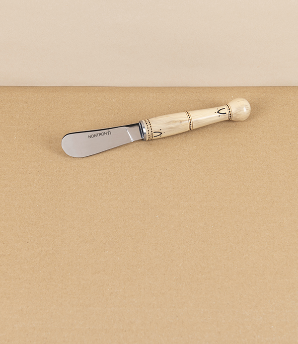 Nontron Butter Knife, Hand-Turned Boxwood Handle