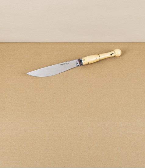 Nontron Cheese Knife, Hand-Turned Boxwood Handle