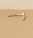 Nontron Mini Penknife Nº10, Boxwood with Keyring, 4cm