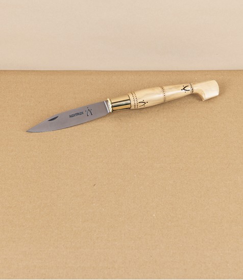Nontron Penknife Nº25, Boxwood, Stainless Steel, 9cm