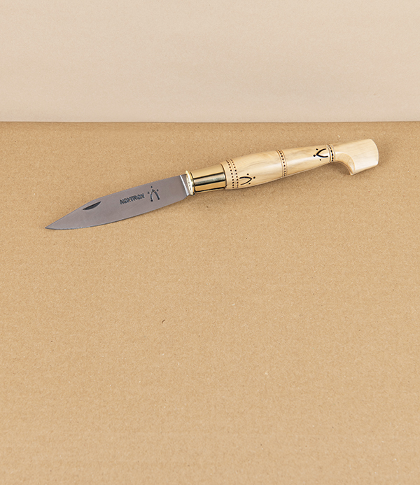 Nontron Penknife Nº25, Boxwood, Stainless Steel, 9cm