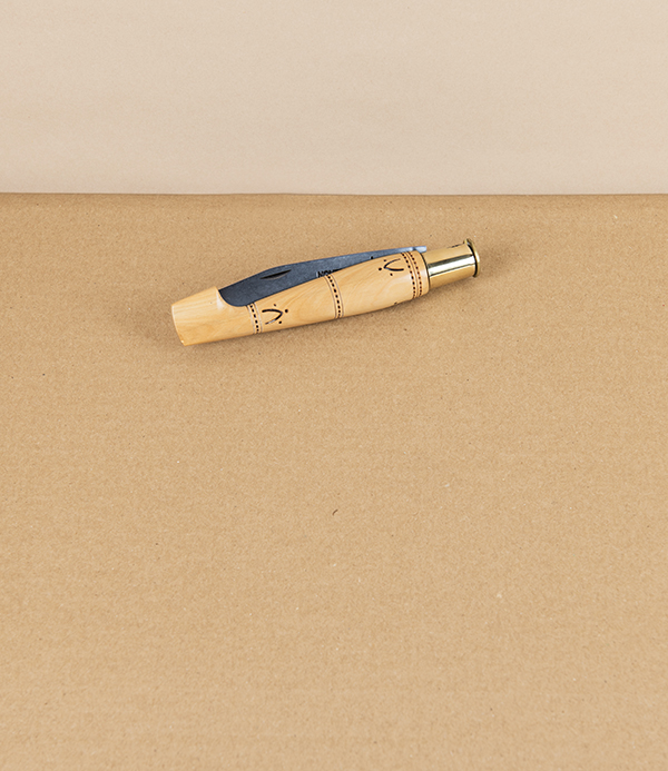 Nontron Penknife Nº25, Boxwood, Carbon Steel, 9cm