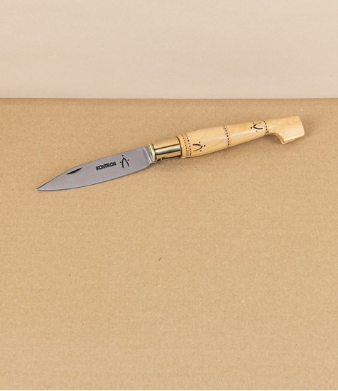 Nontron Penknife Nº25, Boxwood, Carbon Steel, 9cm