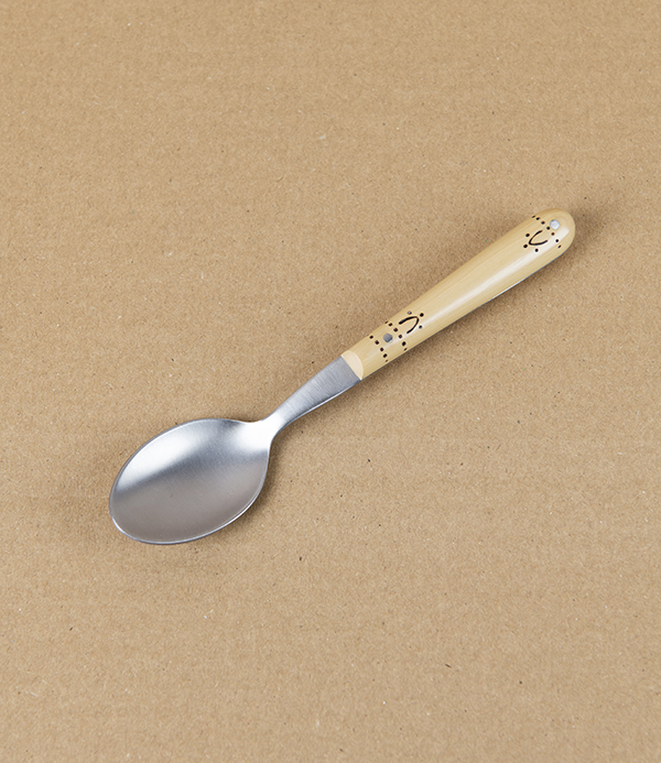 Nontron Tea Spoons with Boxwood Handles, Set of 6