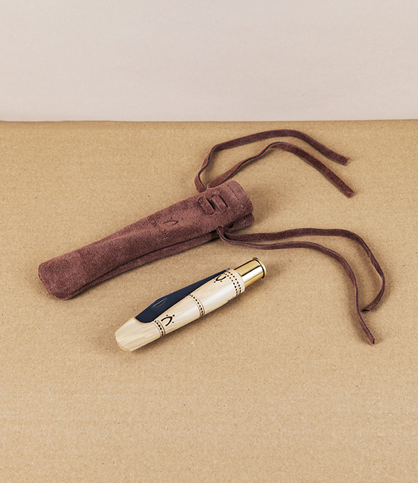 Nontron Suede Drawstring Pouch for Nº22 Knives