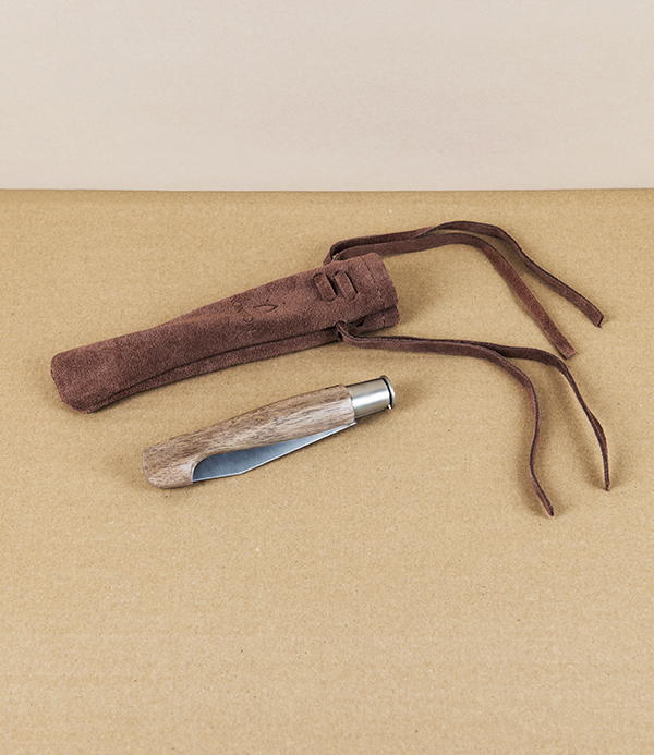 Nontron Suede Drawstring Pouch for Nº22 Knives