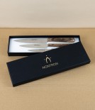 Nontron Kitchen or Utility Knives with Walnut Handles, Set of 3
