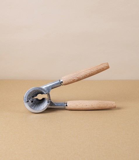 Nutcracker & Cork Puller, Aluminium & Beech