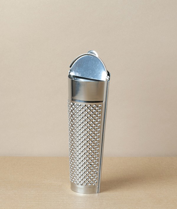 Nutmeg Grater & Store, Stainless Steel
