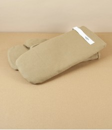 Organic Cotton Large Oven Mitts, Khaki
