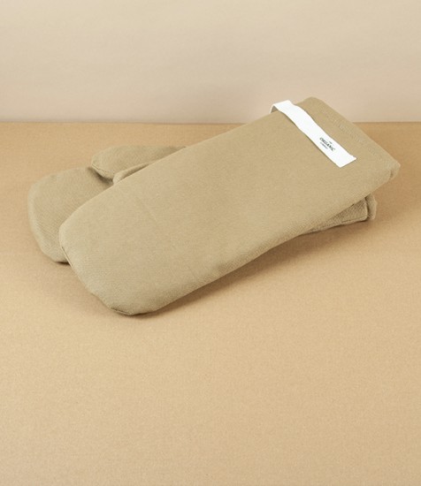 Organic Cotton Large Oven Mitts, Khaki