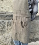 Organic Cotton Canvas Creative or Garden Apron, Green