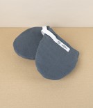 Organic Cotton Mini Oven Mitts, Herringbone Grey