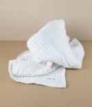 Waffle Weave Organic Cotton Hand Towel, Natural White