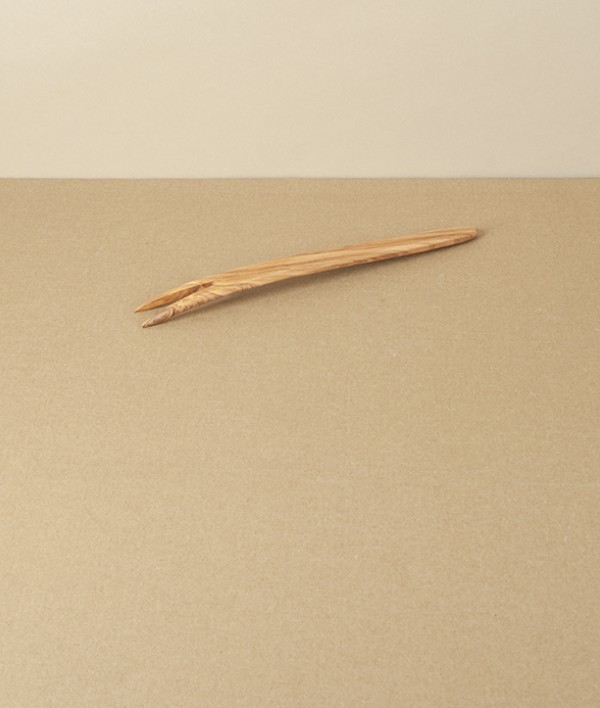 Handmade Olive Wood Pickle Fork, North African
