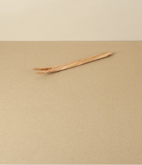 Handmade Olive Wood Pickle Fork, North African