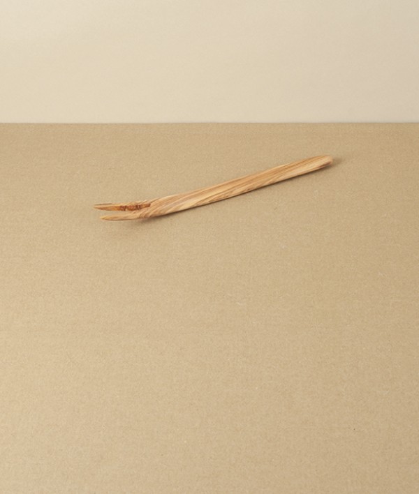 Handmade Olive Wood Pickle Fork, North African