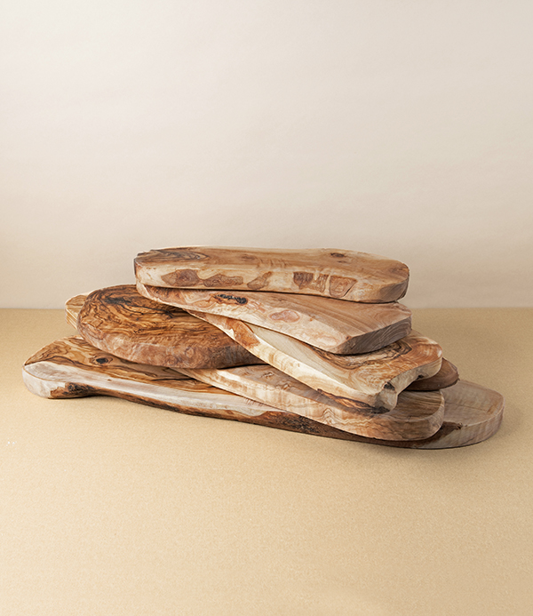 Olive Wood Individually Shaped Serving Board, Large
