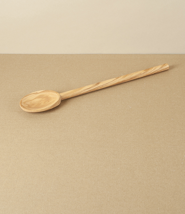 Handmade Olive Wood Spoon, 30cm, North African