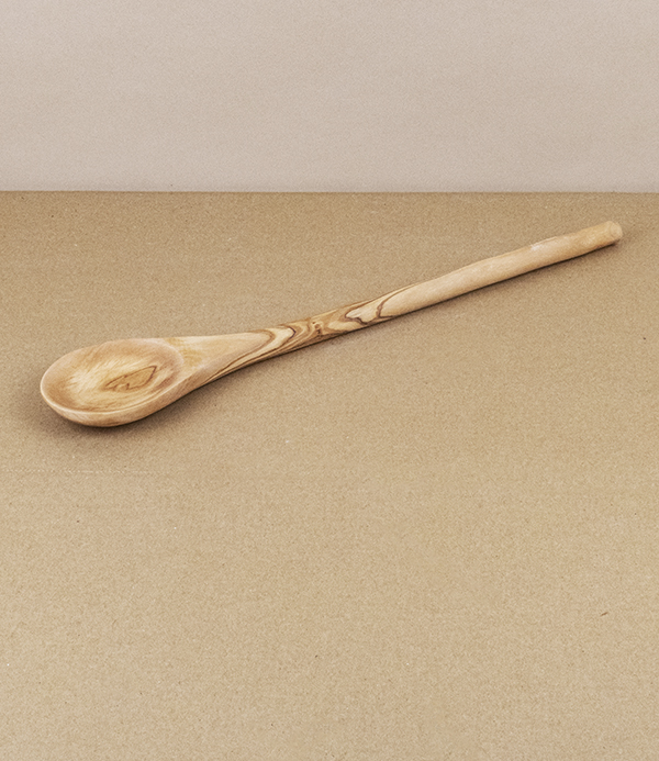 Cooking spoon, Olive wood, Tunisia 