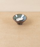 Symy Ong Three-Footed Glazed Incense Dish, Blue Ash