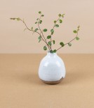 Symy Ong Hand-Thrown Bud Vase, White