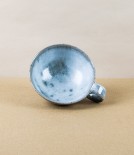 Symy Ong Hand-Thrown Wide Cup with Loop Handle, Grey