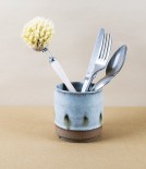 Symy Ong Hand-Thrown Cutlery Drainer, Brushwork