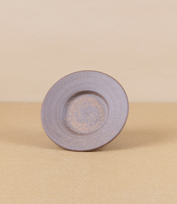 Hand-Thrown Faceted Candle Holder, Large