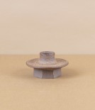Hand-Thrown Faceted Candle Holder, Medium