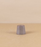 Hand-Thrown Faceted Candle Holder, Small