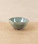 Symy Ong Hand-Thrown Hexagonal Bowl, Blue Green Ash