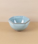 Symy Ong Hand-Thrown Hexagonal Bowl, Blue