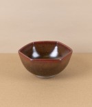 Symy Ong Hand-Thrown Hexagonal Bowl, Tenmoku