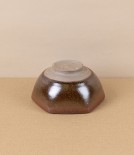 Symy Ong Hand-Thrown Hexagonal Bowl, Tenmoku