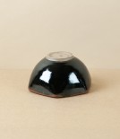 Symy Ong Hand-Thrown Hexagonal Bowl, Tenmoku