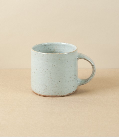 Symy Ong Hand-Thrown Mug, Grey Crackle