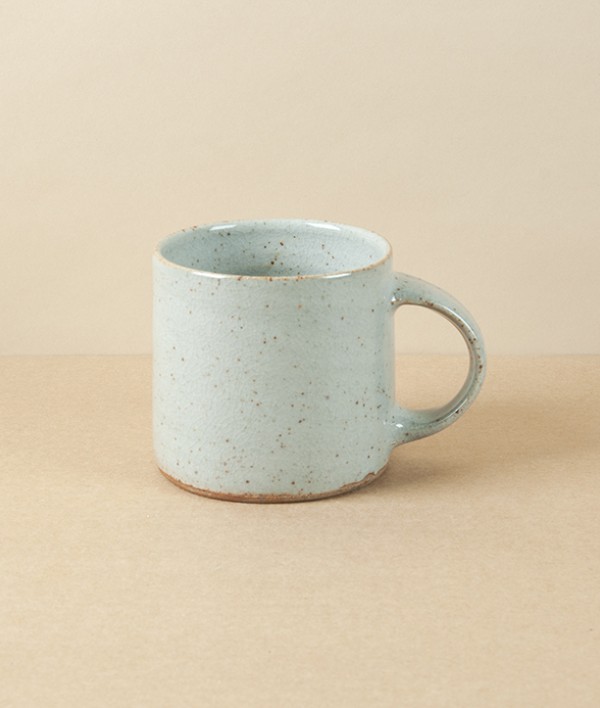 Symy Ong Hand-Thrown Mug, Grey Crackle