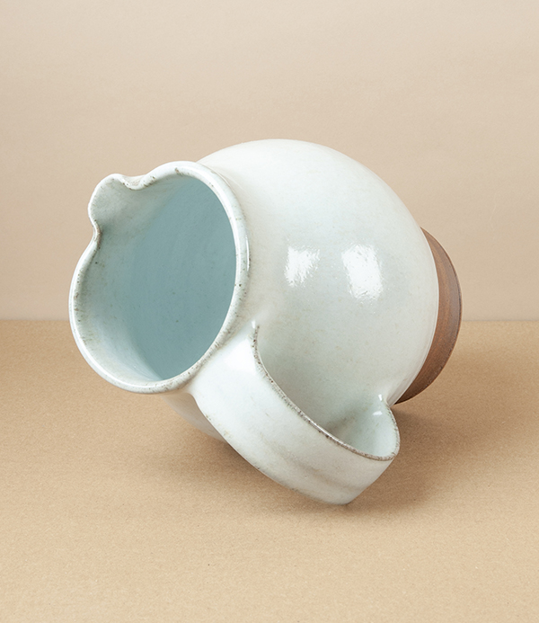 Symy Ong Hand-Thrown Table Jug, White