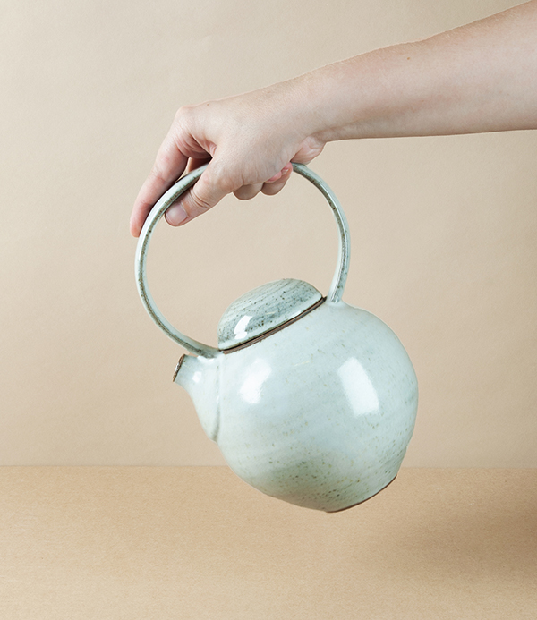 Symy Ong Hand-Thrown Teapot with Loop Handle