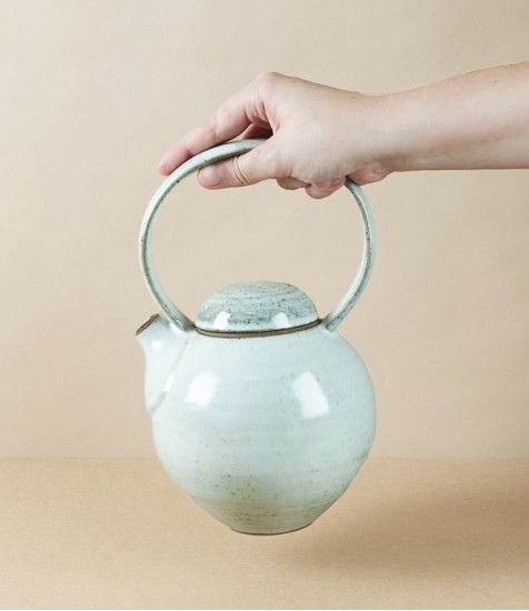 Symy Ong Hand-Thrown Teapot with Loop Handle