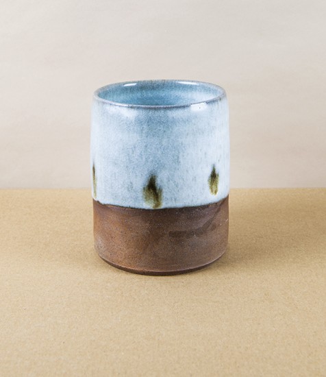 Symy Ong Hand-Thrown Utensil Pot, Brushwork
