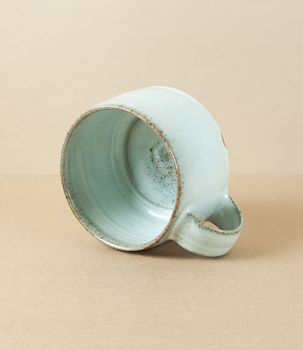 Symy Ong Hand-Thrown Wide Mug, White