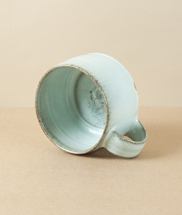 Symy Ong Hand-Thrown Wide Mug, White