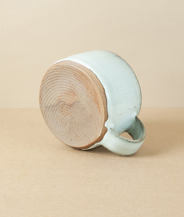 Symy Ong Hand-Thrown Wide Mug, White