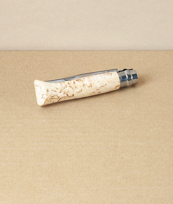 Opinel No.8 Sampo Pocket Knife, Curly Birch