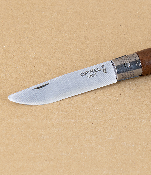 Opinel Neo6 Non-Locking Knife, Black Walnut