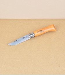 Opinel no.08 locking knife, carbon steel