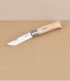 Opinel no.08 locking knife, stainless steel